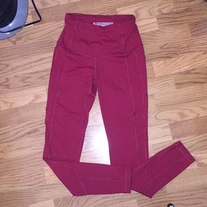 Victoria’s Secret Sport Red Workout Leggings.